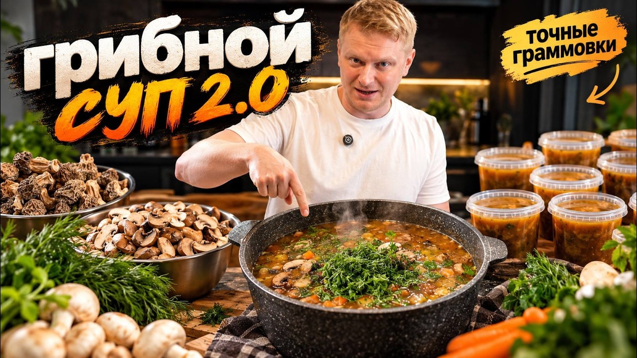 Последние два года я УЛУЧШАЛ грибную похлебку.