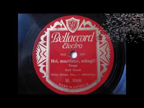 Hei, mustlane, mängi! - Artur Rinne - 1933