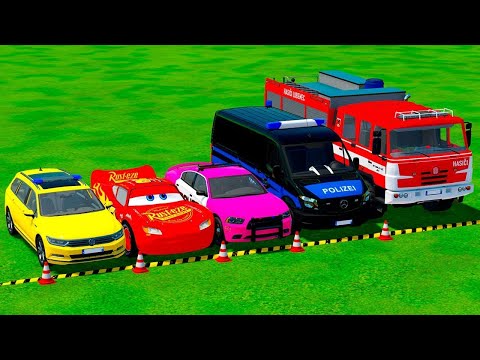 LOAD SHEEPS, HORSES, RAMS, BULLS, COWS, GOATS & TRANSPORT WITH MINI PORSCHE TRACTORS - FS22