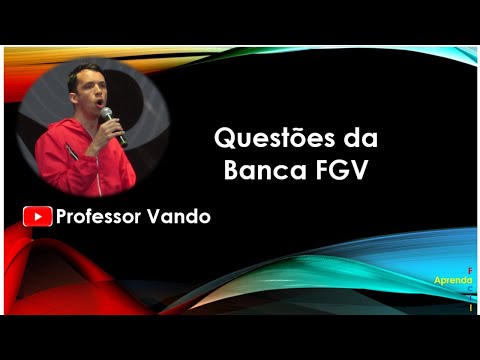 Questões da Banca FGV