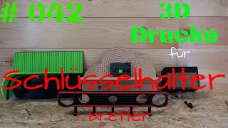 #42 3D Drucke für über Schlüsselhaken-bretter #bambulab