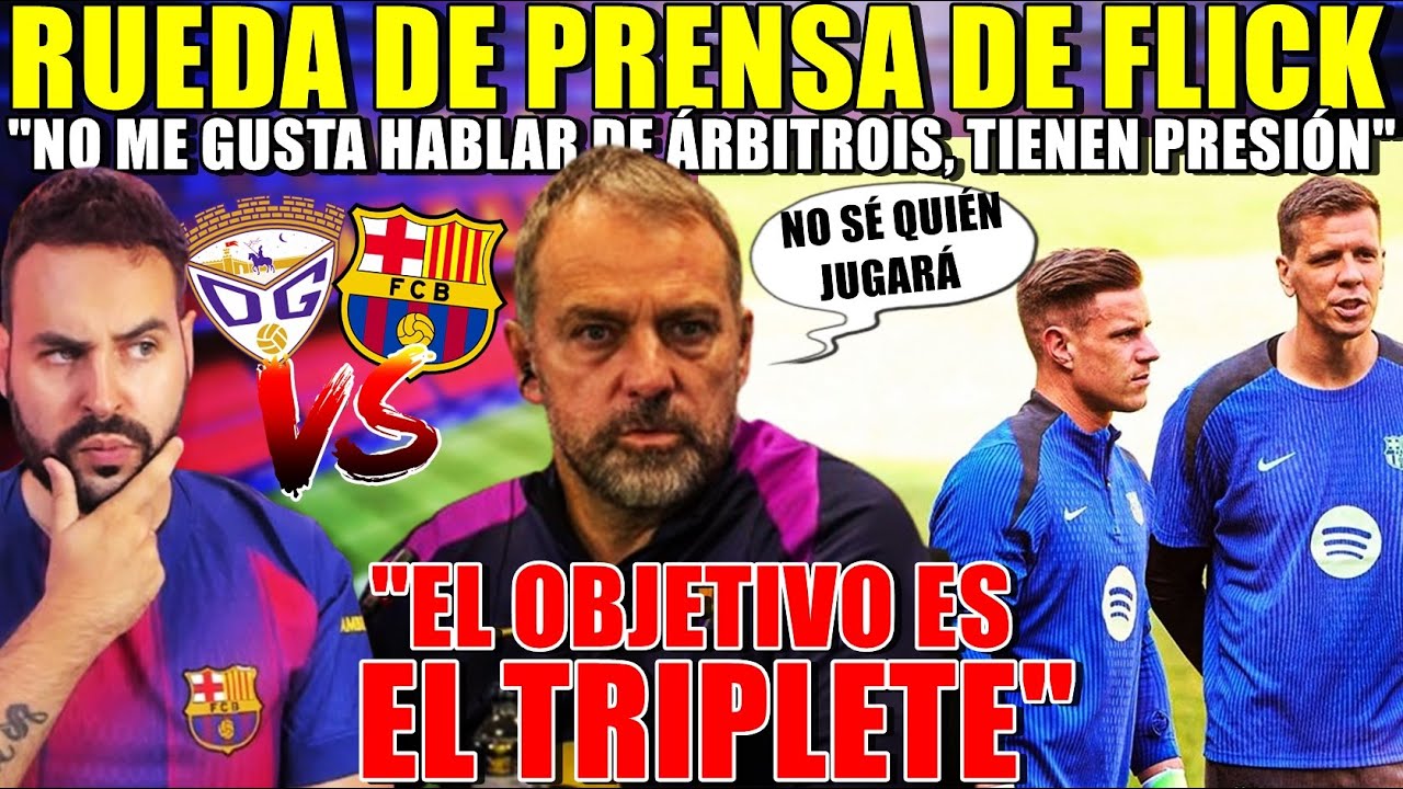 💥FLICK: "El OBJETIVO es el TRIPLETE" ¡AVISA al EQUIPO sobre MAÑANA! Y la DECISIÓN de PORTEROS