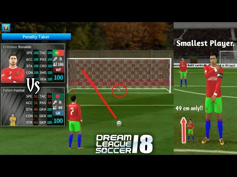 Cristiano Ronaldo VS Smallest Goalkeeper 49cm ● Penalty Shootout ● Dream League Soccer 2018 Video
