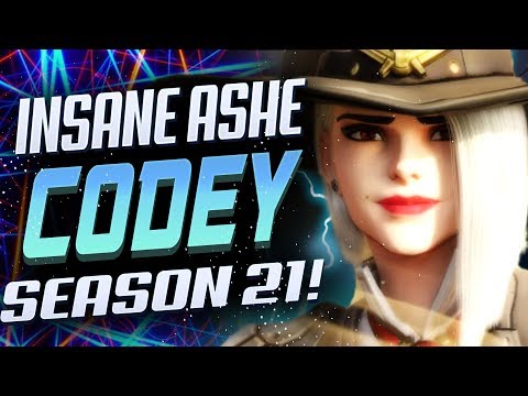 CODEY DPS MAIN - ASHE! [ OVERWATCH SEASON 21 TOP 500 ]