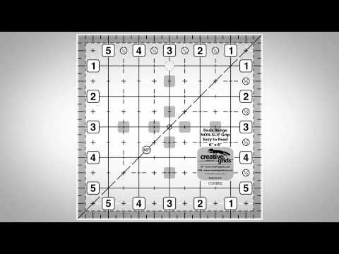 Ruler Left Handed 6.5″ Square Creative Grids