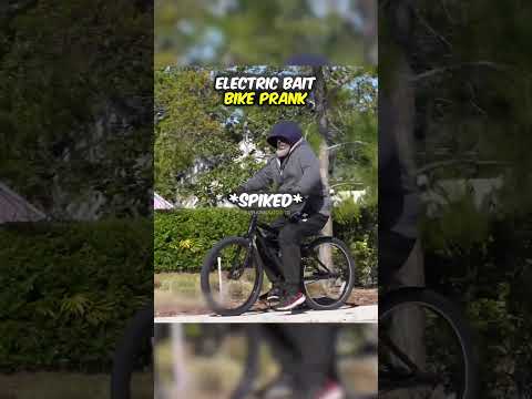 Electric Bait Bike Prank 😂