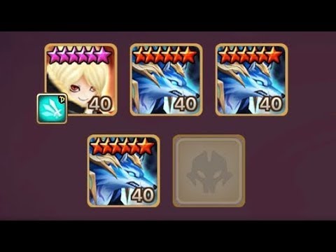 Summoner's War ASMR Tricaru destroys db12