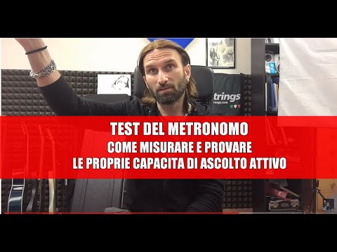 Test del metronomo per musicisti