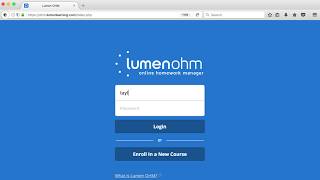 Creating a Course in Lumen OHM