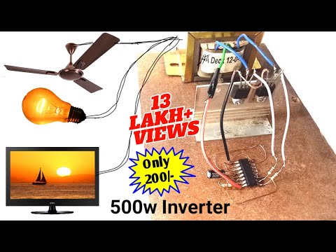 Make 500 Watt inverter at home