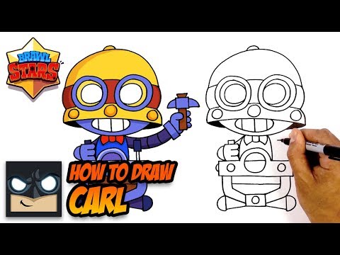 How to Draw Brawl Stars | Carl | Step-by-Step