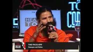 Baba Ramdev's Faceoff with Chetan Bhagat at India Today Conclave 2012