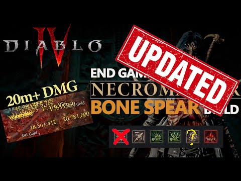 lab tested, nightmare dungeon 100 approved bone spear build (Diablo 4 Necromancer Bone Spear Guide)