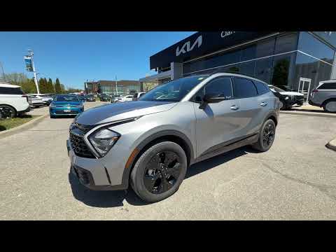 2025 Kia Sportage in Gray for sale at Clarington Kia in Bowmanville, ON
