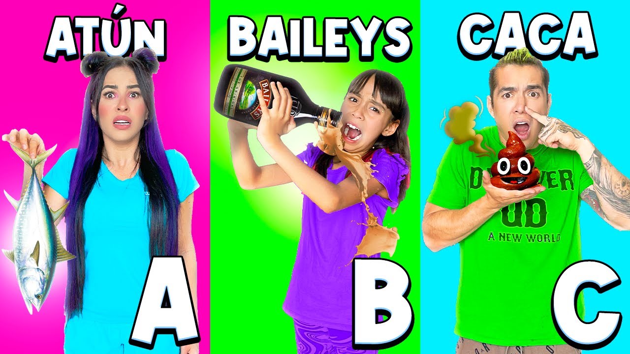 24 HORAS COMIENDO Y BEBIENDO EN ORDEN ALFABÉTICO *Fue la peor idea* 😰 | Karla Bustillos