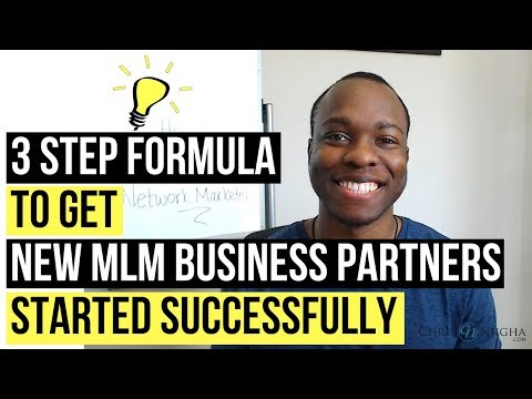 How to Start Network Marketing: 3 Step Formula to Get New MLM Business Partners Started Successfully
