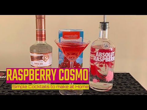 Easy Cocktails at Home: Raspberry Cosmopolitan
