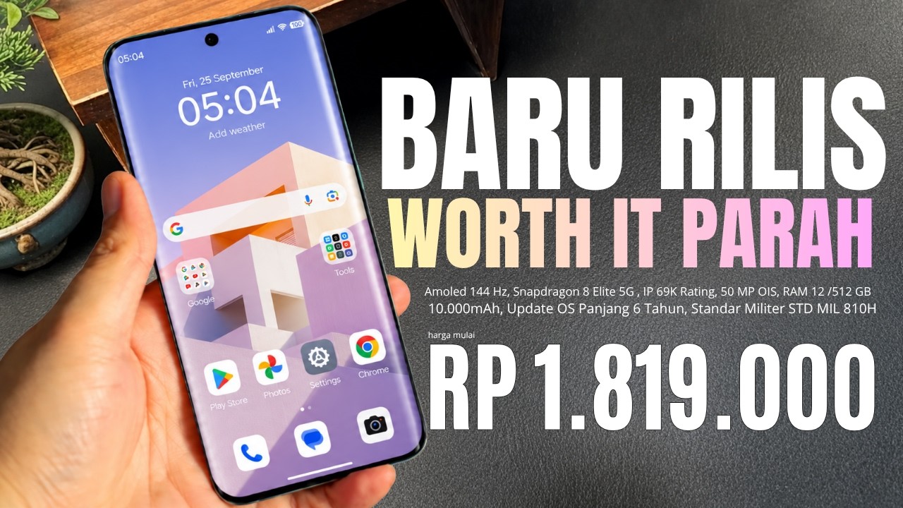 BARU RILIS LANGSUNG WORTH IT‼️RAM 12GB/512GB, BATERAI 10.000mAh | HP TERBARU DAN TERBAIK AKHIR TAHUN