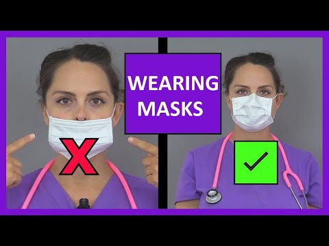 How to Wear (Don) & Take Off (Doff) Surgical Face Mask Tutorial PPE