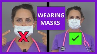 How to Wear (Don) & Take Off (Doff) Surgical Face Mask Tutorial PPE