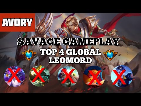 SAVAGE!! Hyper Leomord [Top Global Leomord] Avory - Mobile Legends #13