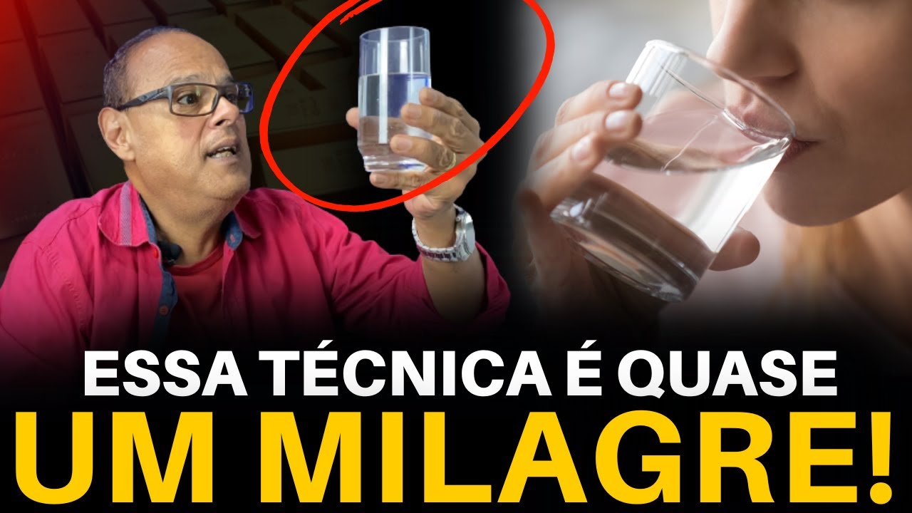 TÉCNICA DO COPO D'ÁGUA: A MAIS FÁCIL DO MUNDO PARA APLICAR A LEI DA ATRAÇÃO!