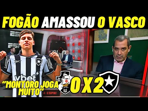 VITÓRIA GIGANTE DO BOTAFOGO! VASCO 0X2 BOTAFOGO! ESTREIA DO DAVIDE ANCELLOTI MUITO BOA