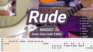 Rude |©MAGIC! |【Guitar Solo Cover】with TABS
