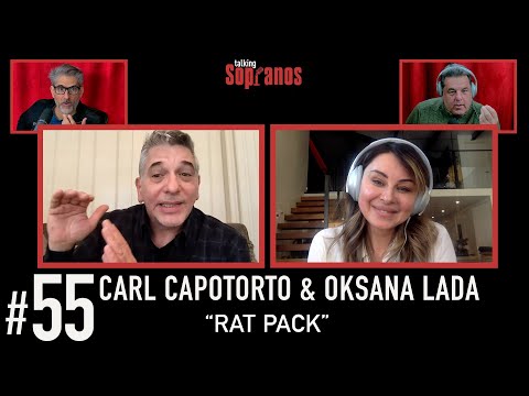 Talking Sopranos #55 w/Oksana Lada (Irina Peltsin) and Carl Capotorto (Little Paulie) "Rat Pack"