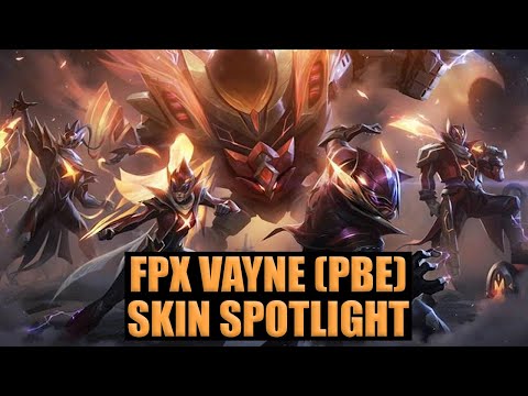 FPX Vayne Skin Spotlight (PBE) | League of Legends [4K]