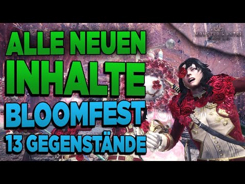 DAS ALLES BEKOMMST DU VOM BLOOMFEST - Monster Hunter World Iceborne NEWS Deutsch