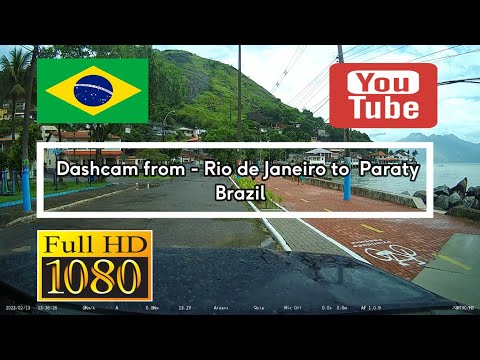 128. 🇧🇷 Dashcam from Rio de Janeiro to Paraty - Brazil