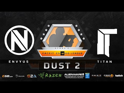 EnVyUs vs Titan - Dust 2 (FACEIT League 2015 Stage 2 EU)