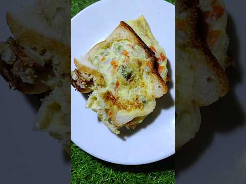 Tasty anda bread with tasty breakfast #shorts #anda #bread