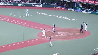 2022.3/26 西武‐オリックス 2回戦　4回裏　栗山巧の犠牲フライ