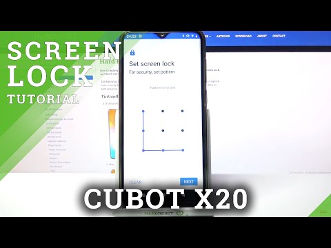 How to Add Screen Lock Method on CUBOT X20 – Security Settings