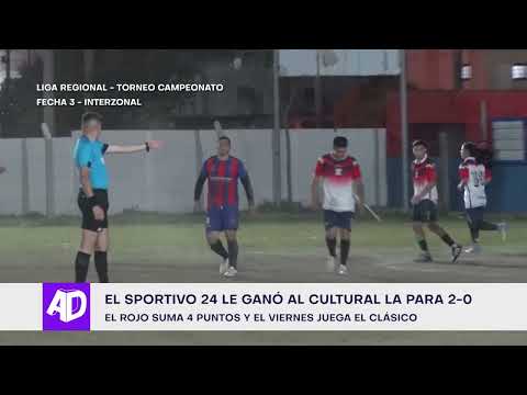 [Resumen] Fútbol reg.: 24 de Septiembre 2-0 Cultural La Para [Torneo Camp.]
