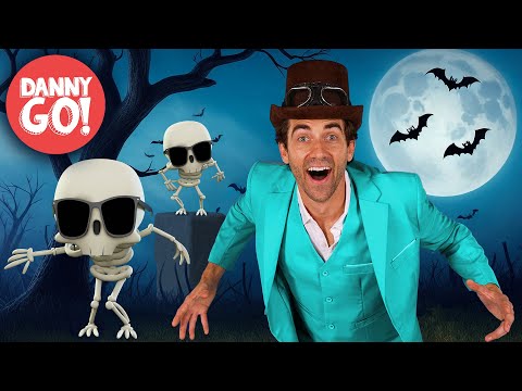 "The Skeleton Shake!" 💀🎩 /// Halloween Dance | Danny Go! Songs for Kids