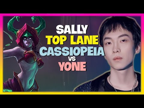 Sally's Challenger Cassiopeia TOP: Flawless Mechanics & Advanced Tactics (Engsub)