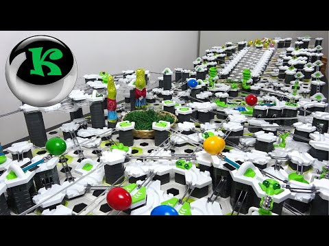 Marble run - The Easter chain reaction (gravitrax)