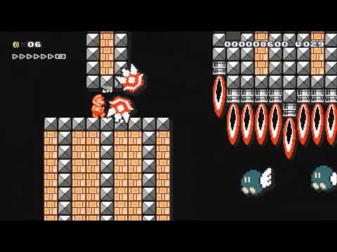 Super Mario Maker - Fire Field '88 by BarbarousKing beaten