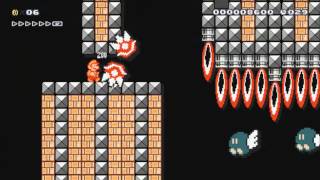 Super Mario Maker - Fire Field '88 by BarbarousKing beaten