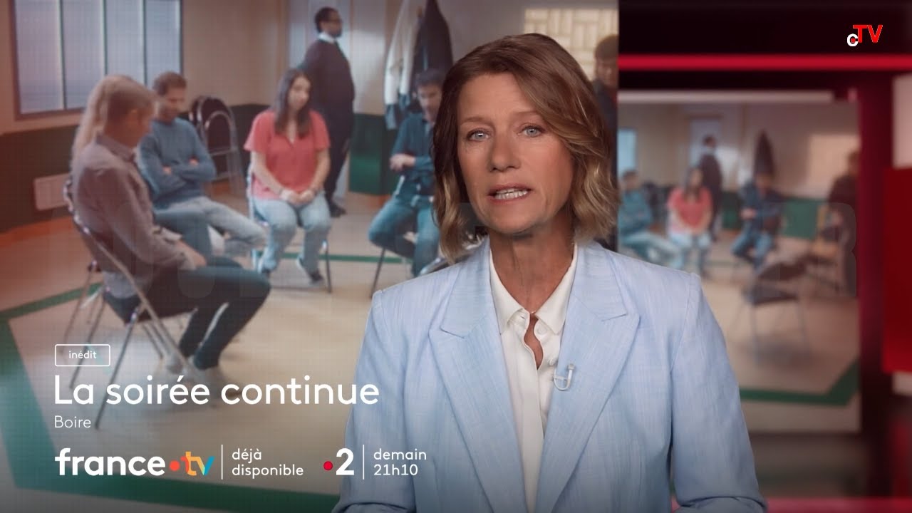 Miniature de la vidéo "Boire", la soirée continue sur l'alcoolisme mardi 17 septembre 2025 sur France 2 du film Boire