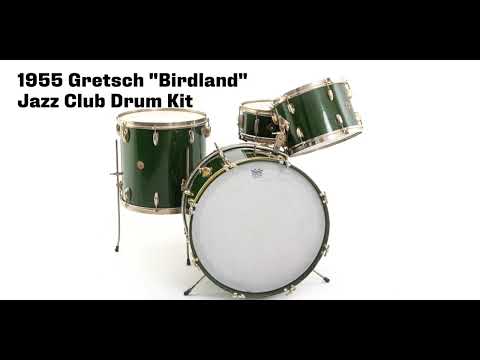 1955 Gretsch "Birdland" Jazz NYC Drum Kit Cadillac Green