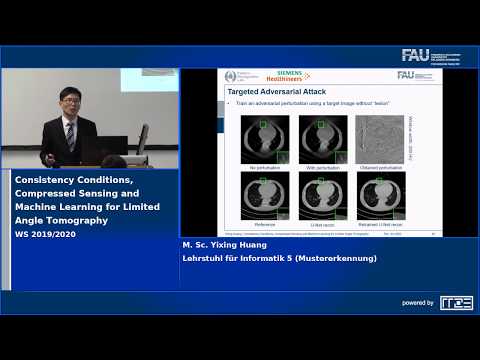 Yixing Huang - Compressed Sensing and Machine Learning for Limited Angle Tomography