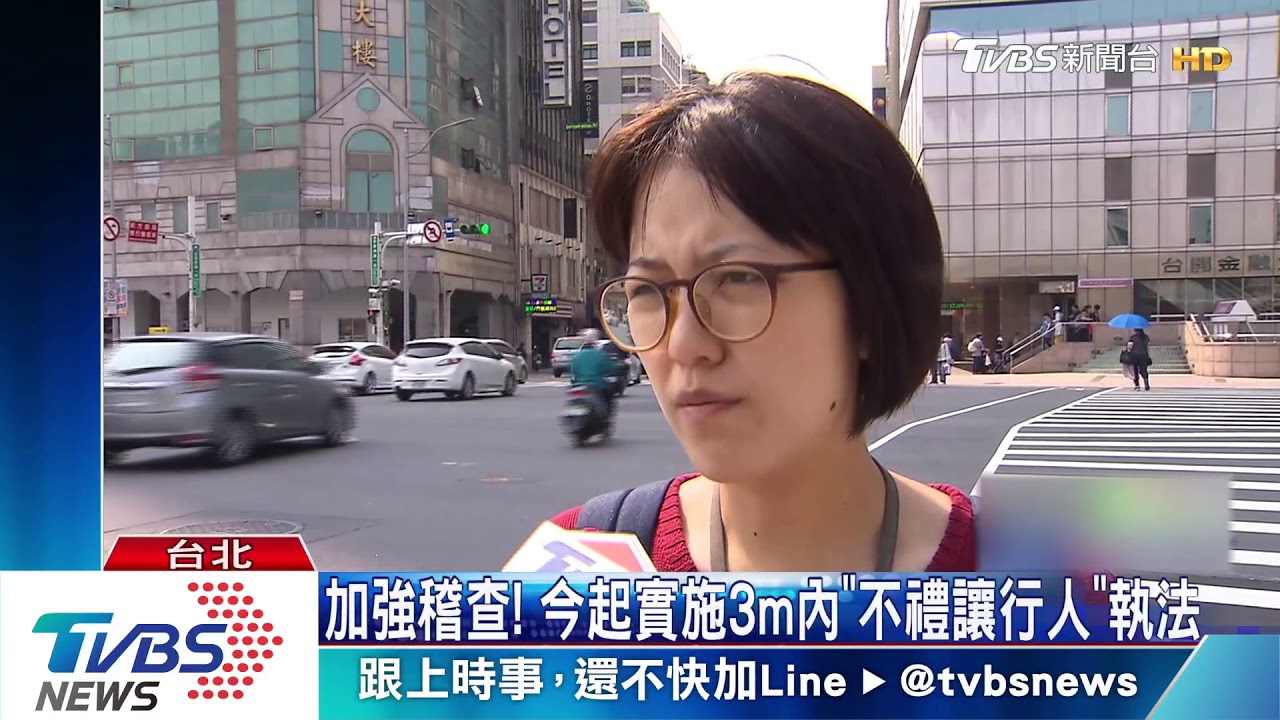 恐罰3600! 58處路口車轉彎未離行人3m違規