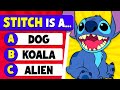 LILO STITCH QUIZ Find The ODD ONE OUT Guess The VOICE Disney Lilo Stitch Quiz