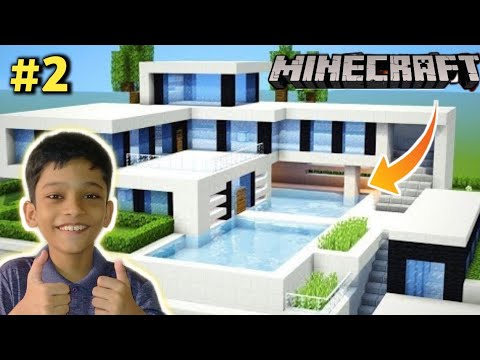 MODERN HOUSE BUILD BATTLE WITH MY BROTHER | MINECRAFT HINDI GAMEPLAY