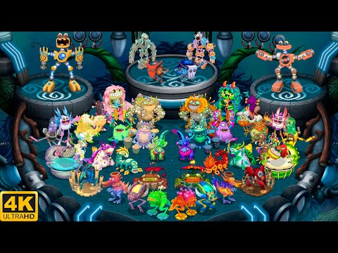 Wublin Island - Full Song (all Common / Rare Monsters) 4K