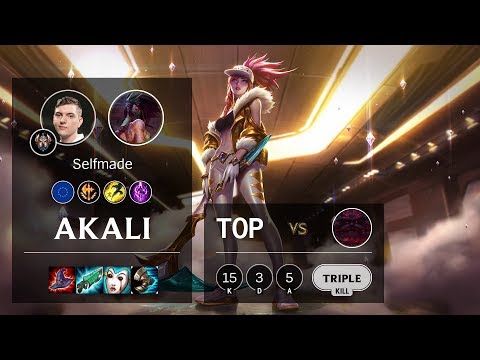 Akali Top vs Ornn - EUW Challenger Patch 10.4